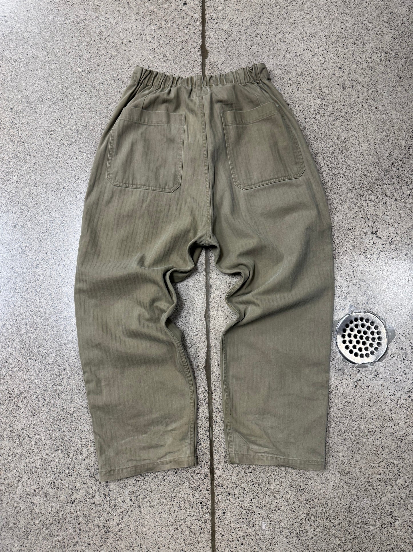 Kapital ‘Gemstone’ Studded Hickory Stripe Lounge Pants