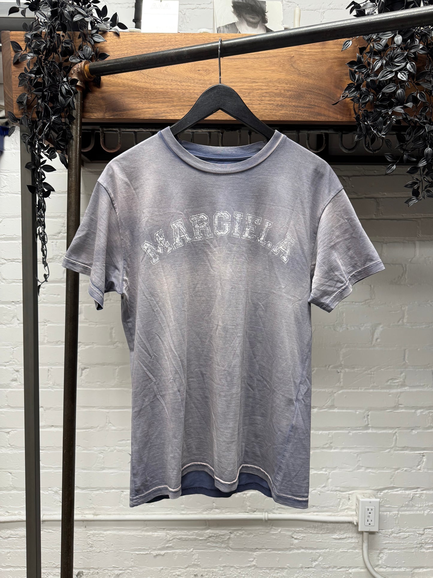 SS2023 Maison Margiela ‘Faded Collegiate Logo’ Cotton Jersey T-Shirt