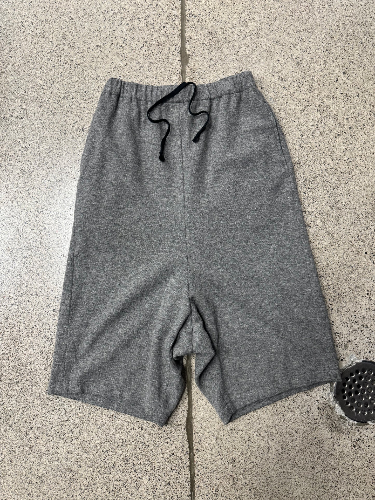 Comme Des Garçons 3/4 Length Drop Crotch Sweat Shorts