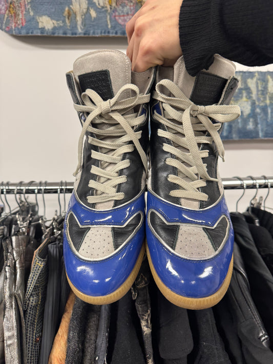 SS2012 Maison Margiela Patent Leather High Top Sneakers