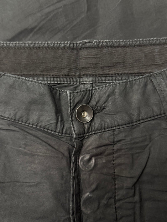 2013 Rick Owens Olmar & Mirta Era Light Cotton Black Straight Leg Pants