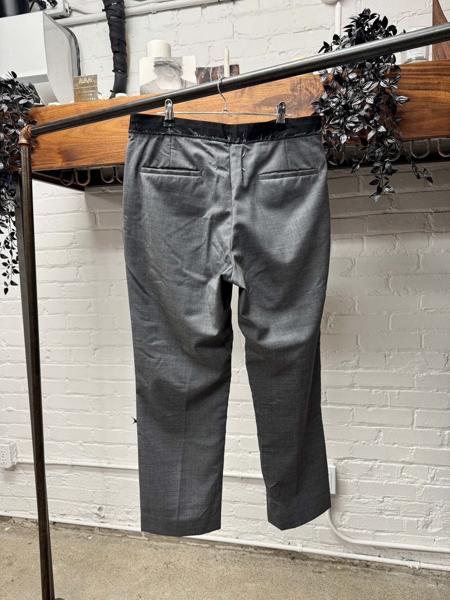 SS2018 Maison Margiela ‘Cummerbund’ Distressed Trousers
