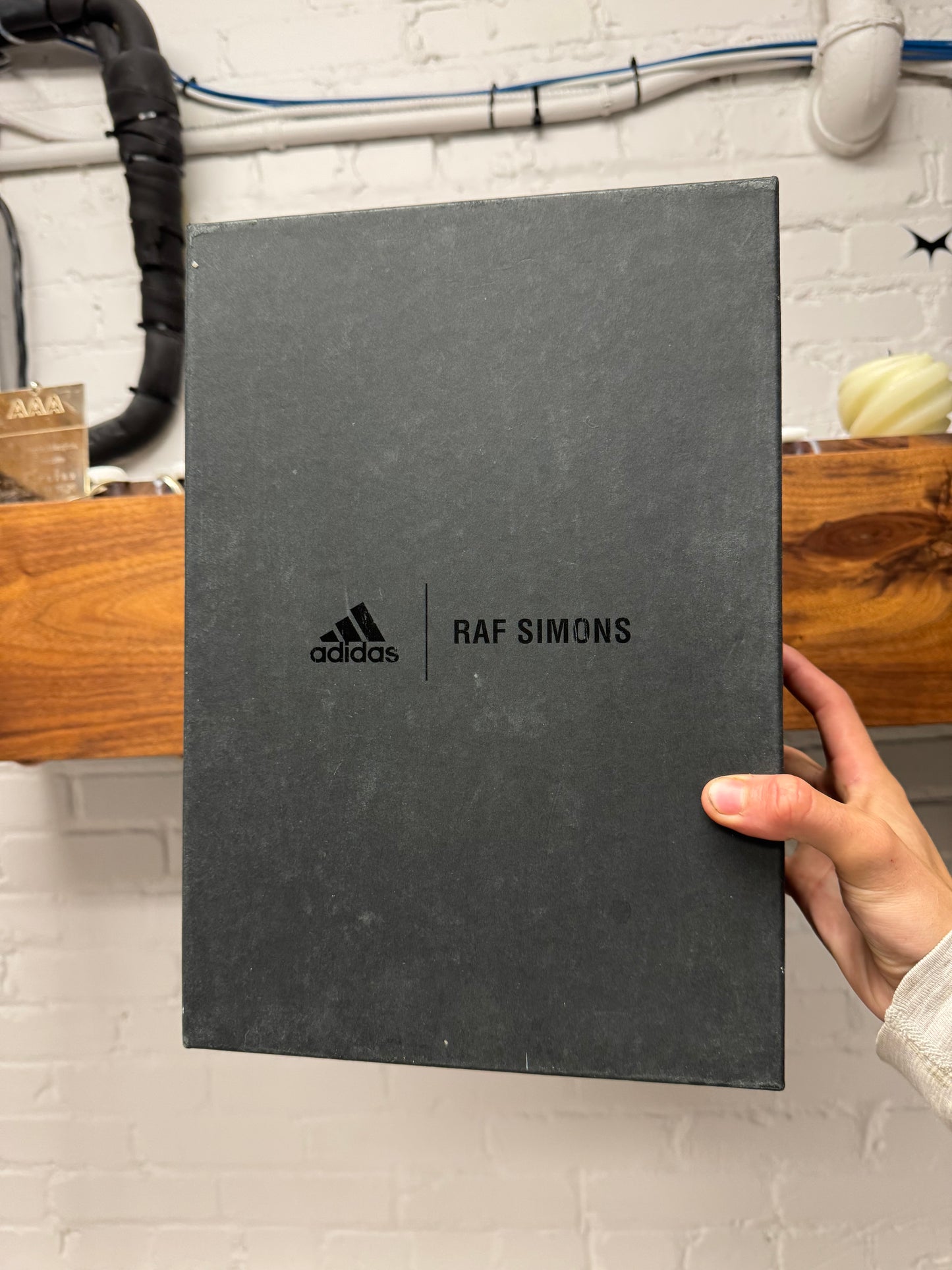 Raf Simons Ozweegos V3 ‘Bunny’ Black/Gum Sole Low Top Sneakers