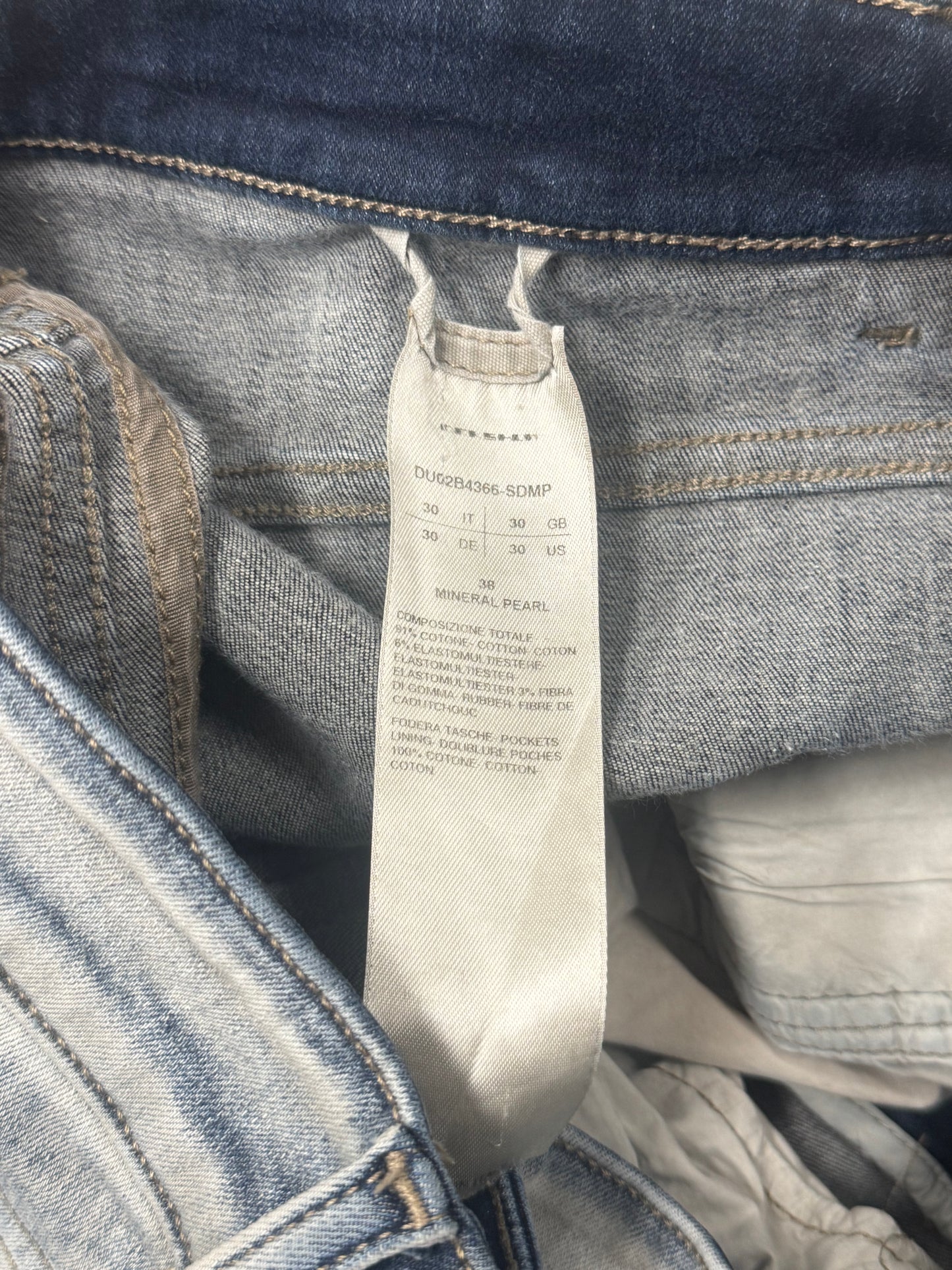 Rick Owens ‘Detroit Cut’ Mineral/Pearl Denim