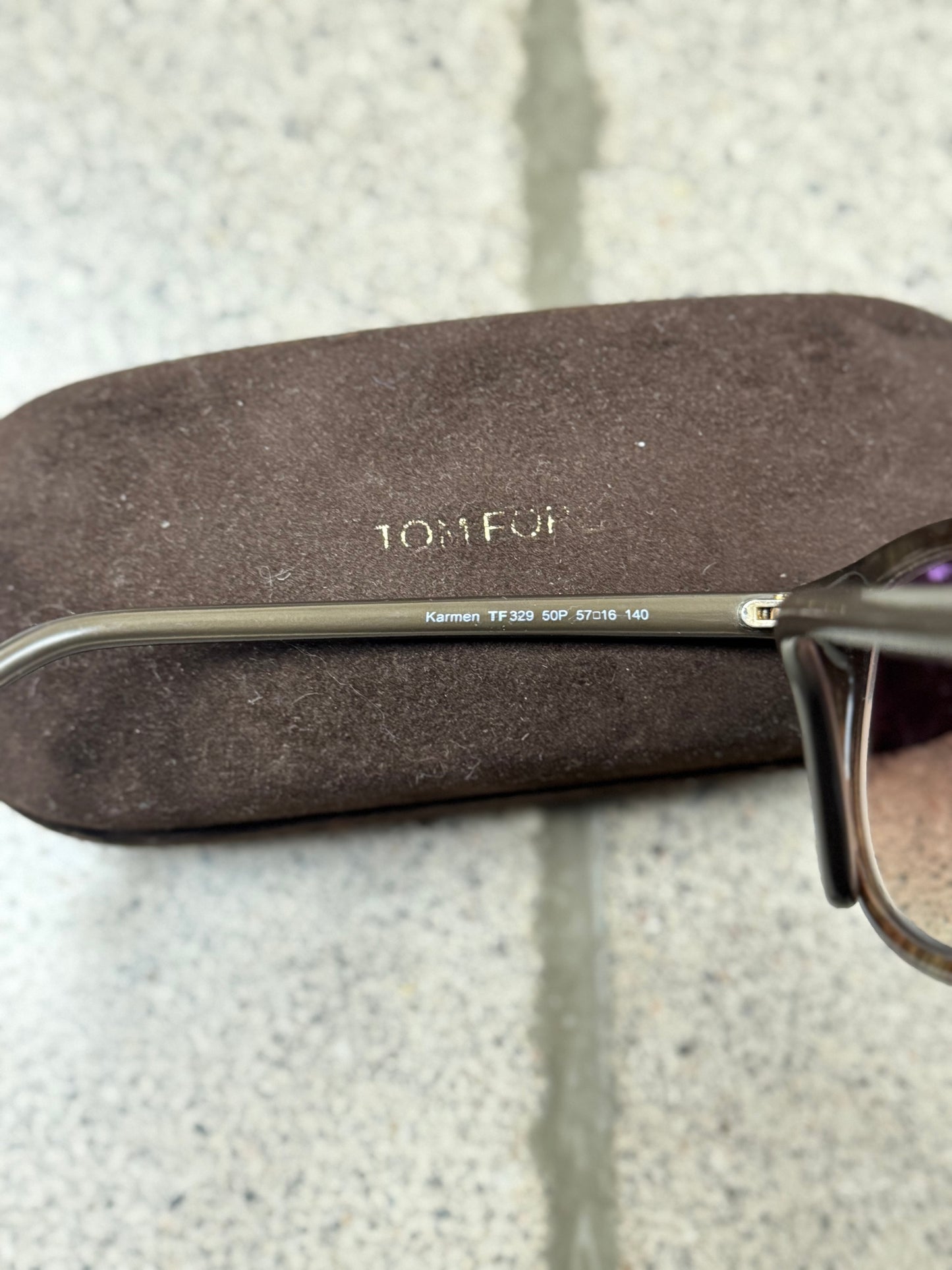 Tom Ford ‘Karmen’ Cat Eye Sunglasses