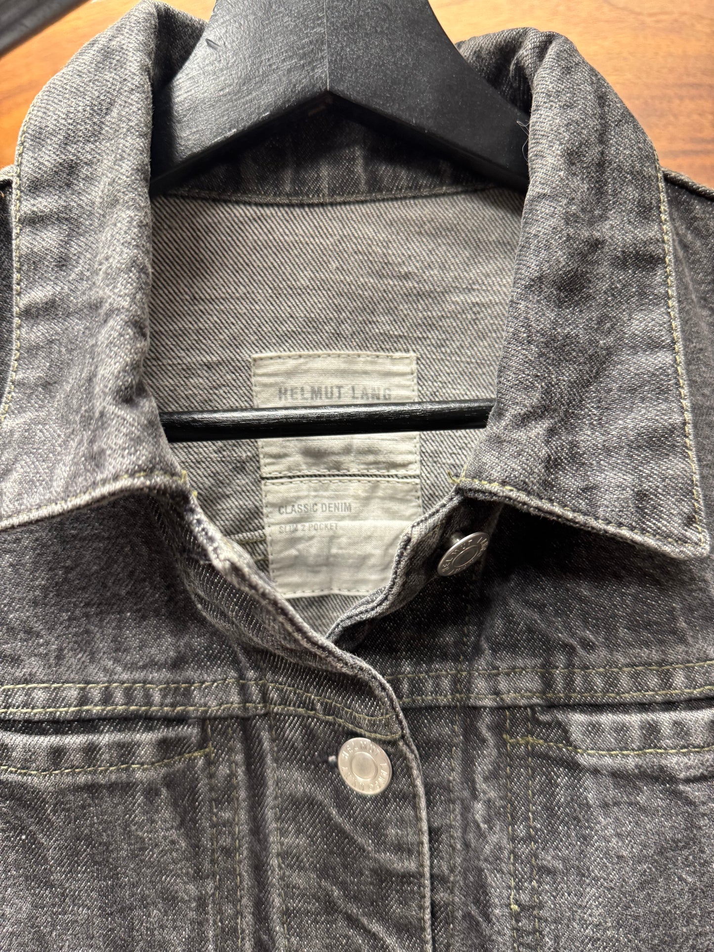 1997 Helmut Lang ‘Extended Arm’ Grey Denim Trucker Jacket