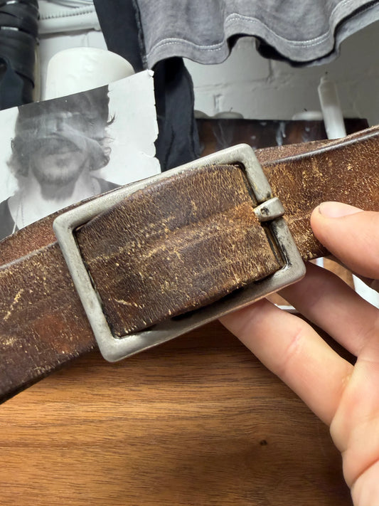 Carol Christian Poell ‘Cordovan’ Horse Leather Belt