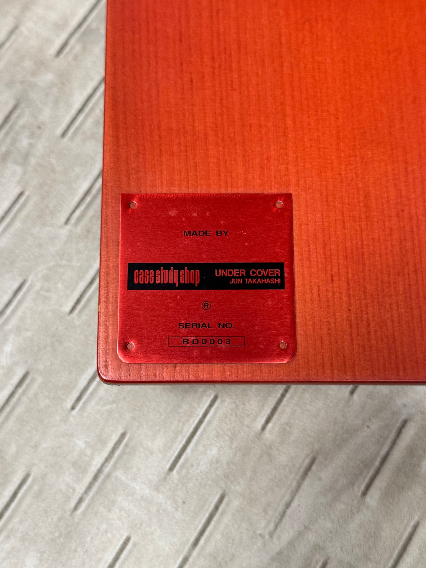 Undercover x Case Study ‘Elephant Shape’ Wood Side Table + Magazine Rack
