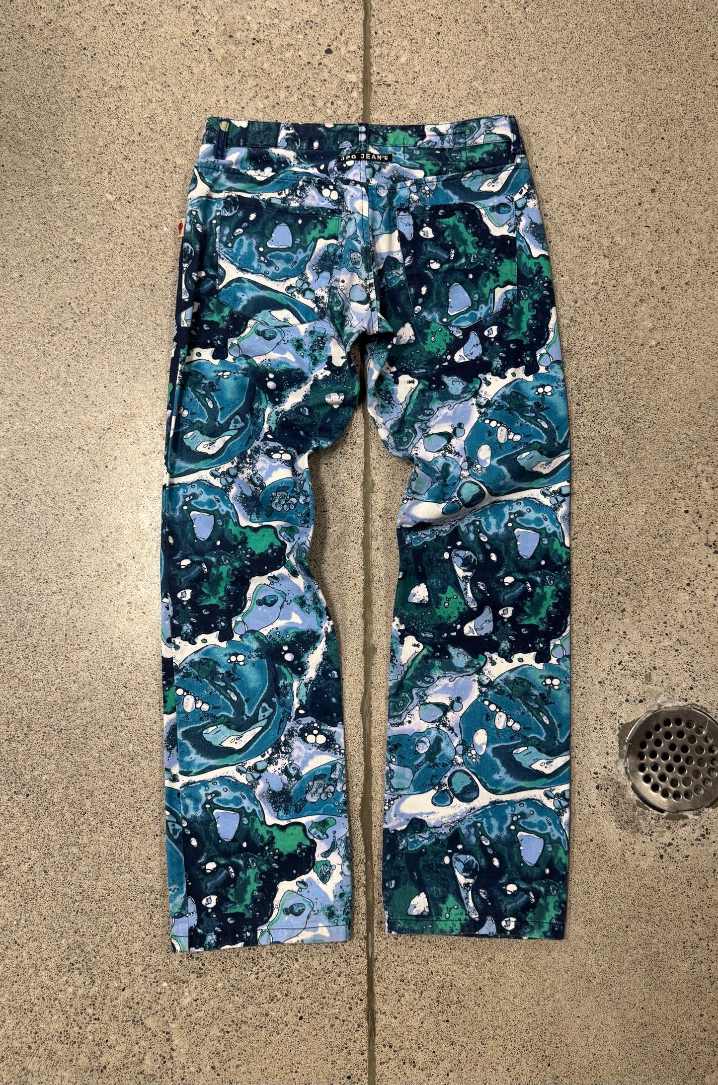 SS2003 Jean Paul Gaultier ‘Bacteria’ Full Print Denim