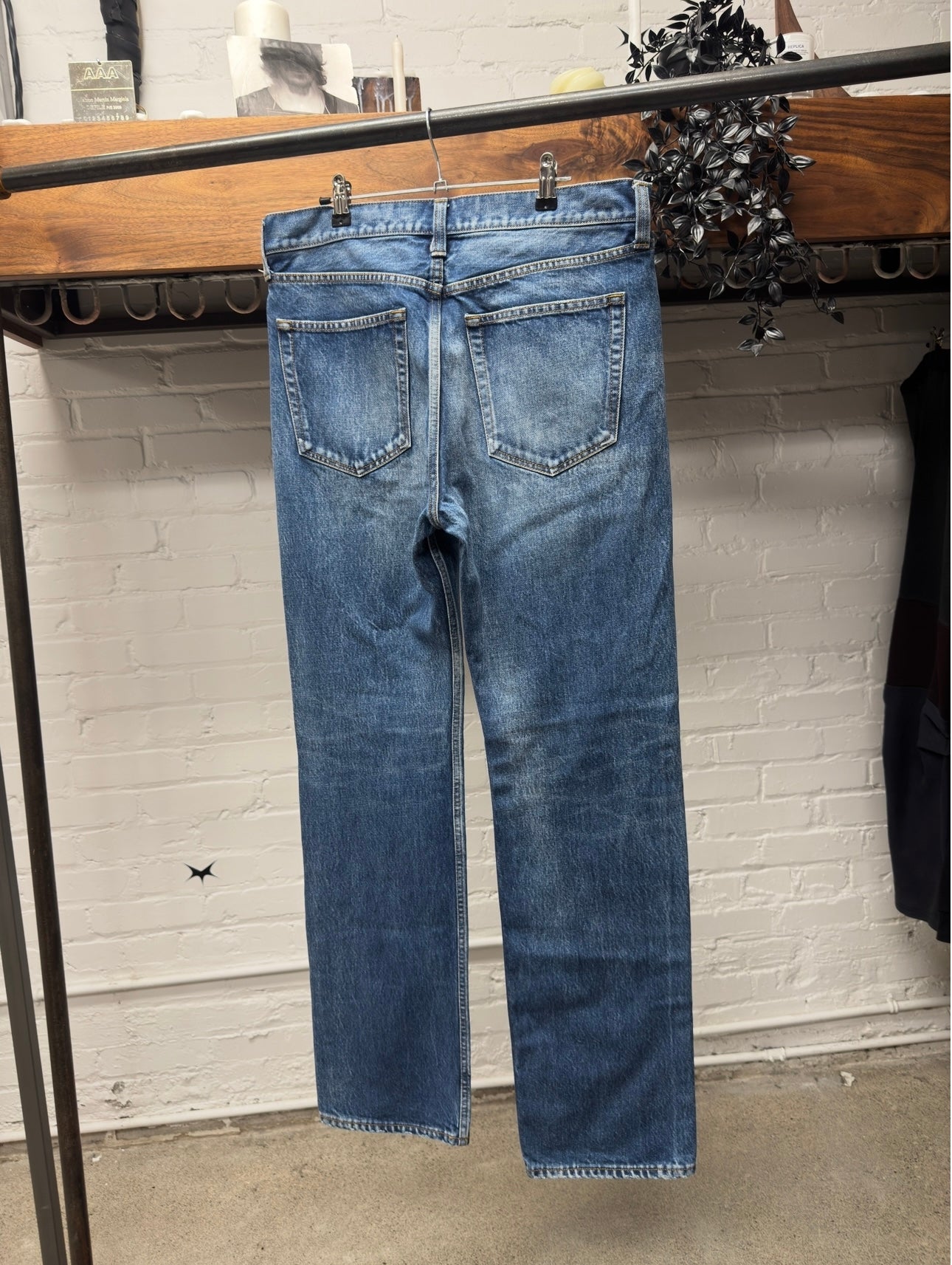 Balenciaga ‘Washed Blue’ Faded Bootcut Denim