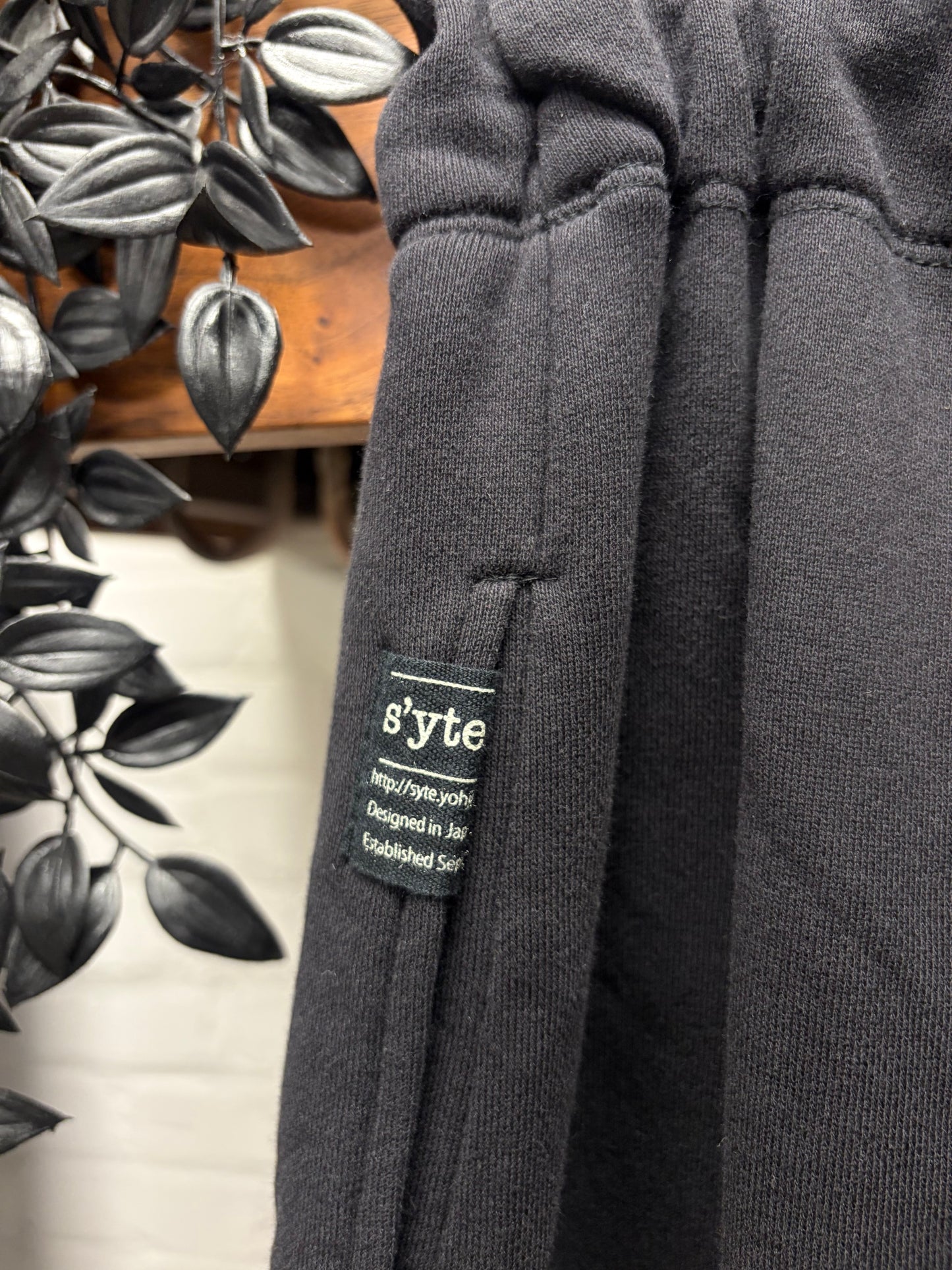 Yohji Yamamoto S’yte Sarousel Wide Leg Black Shorts