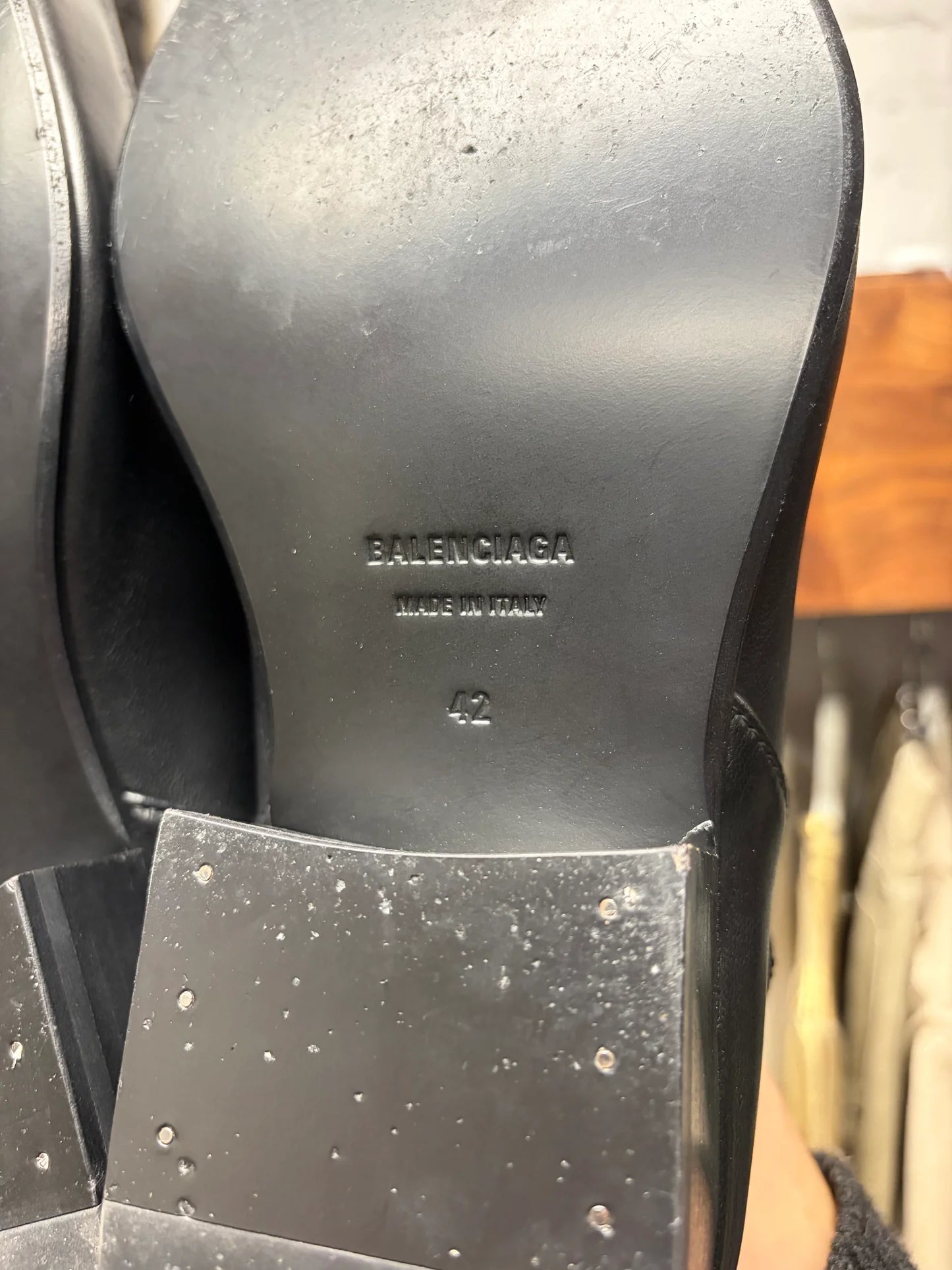 SS2024 Balenciaga ‘Romeo’ Pointed Toe Leather Mules