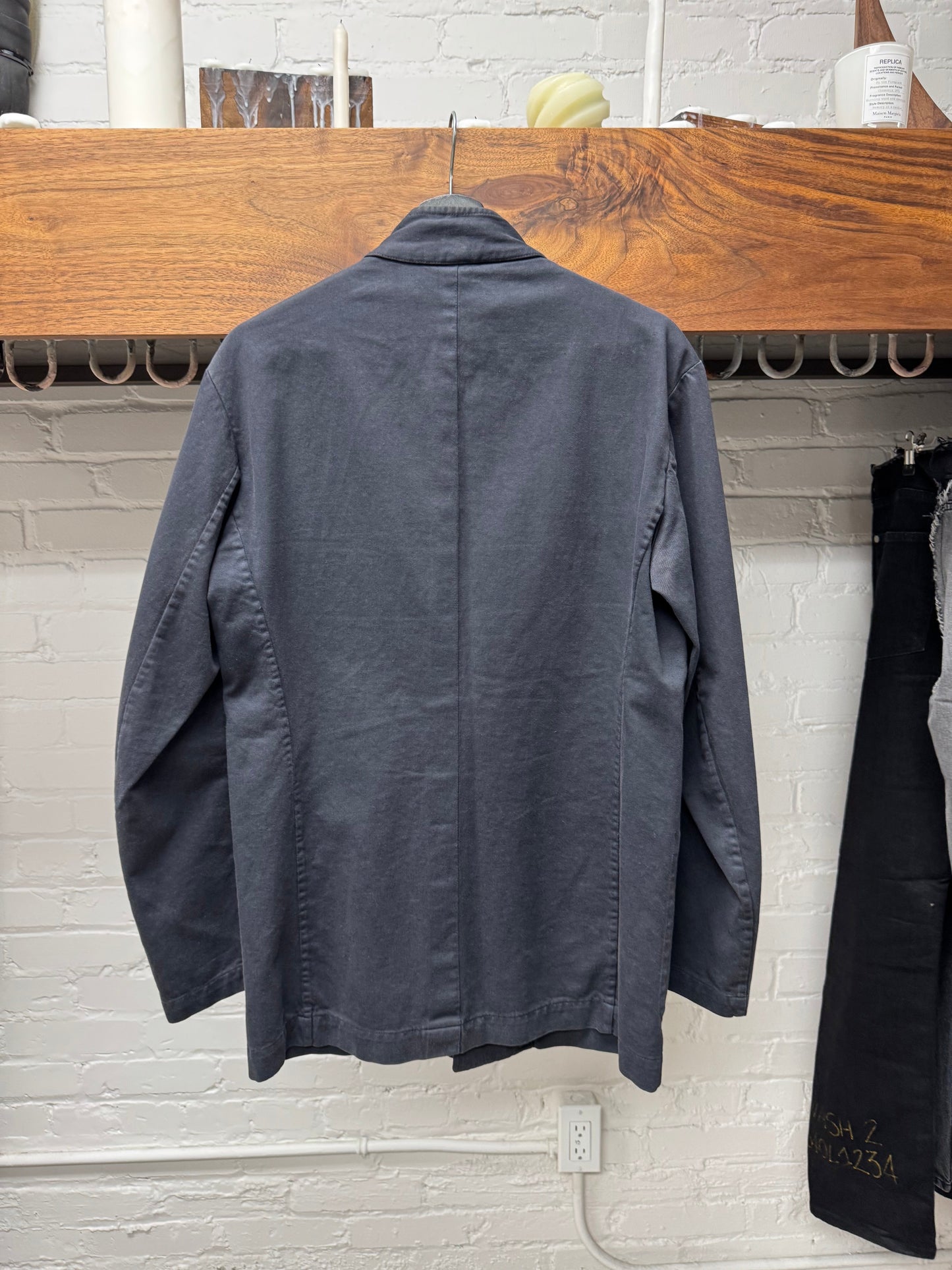 Maison Margiela Line (10) Faded Charcoal Black Jacket