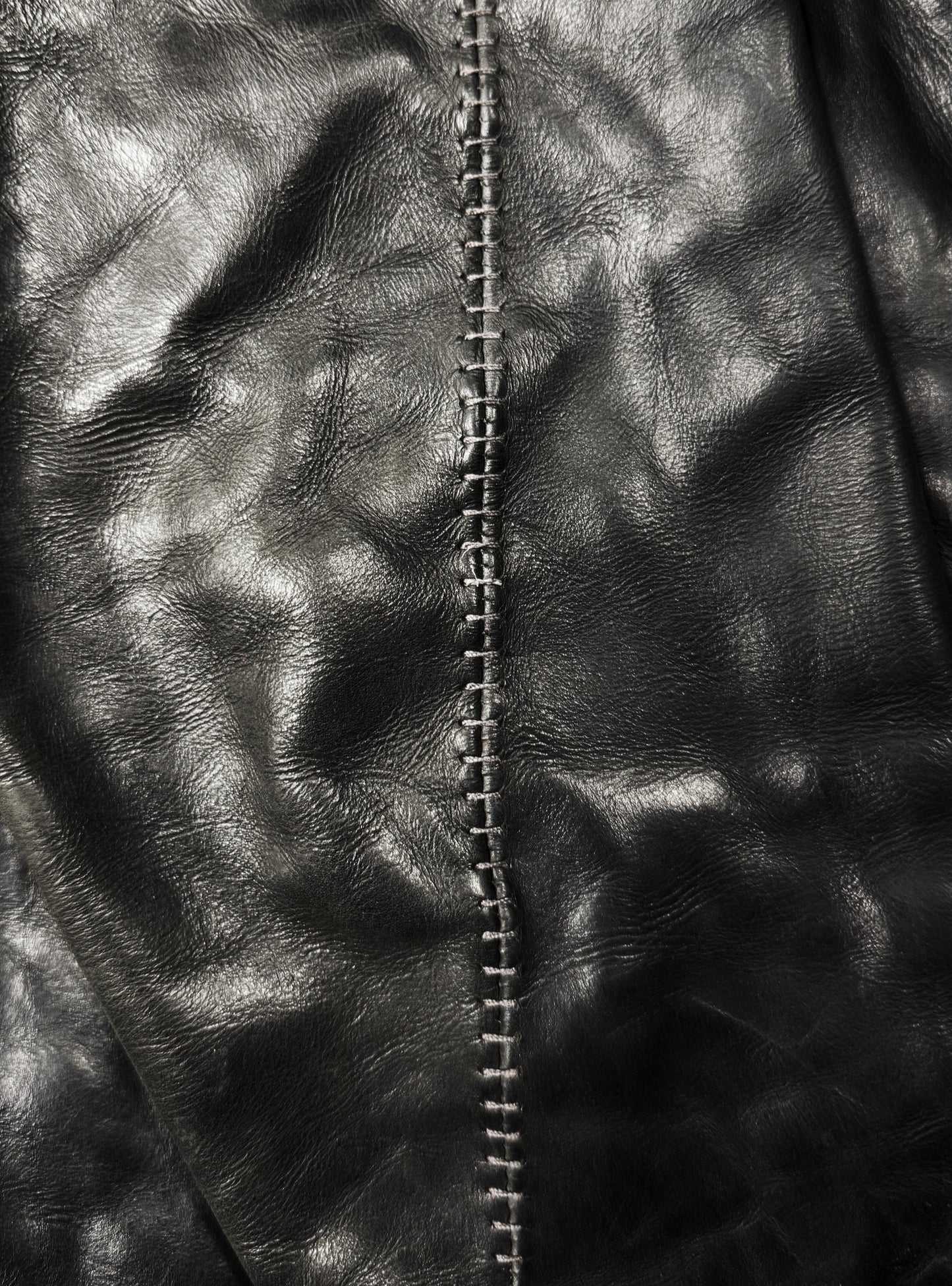 M.A.+ Maurizio Amadei Horse Leather ‘Scar Stitch’ Fencing Jacket