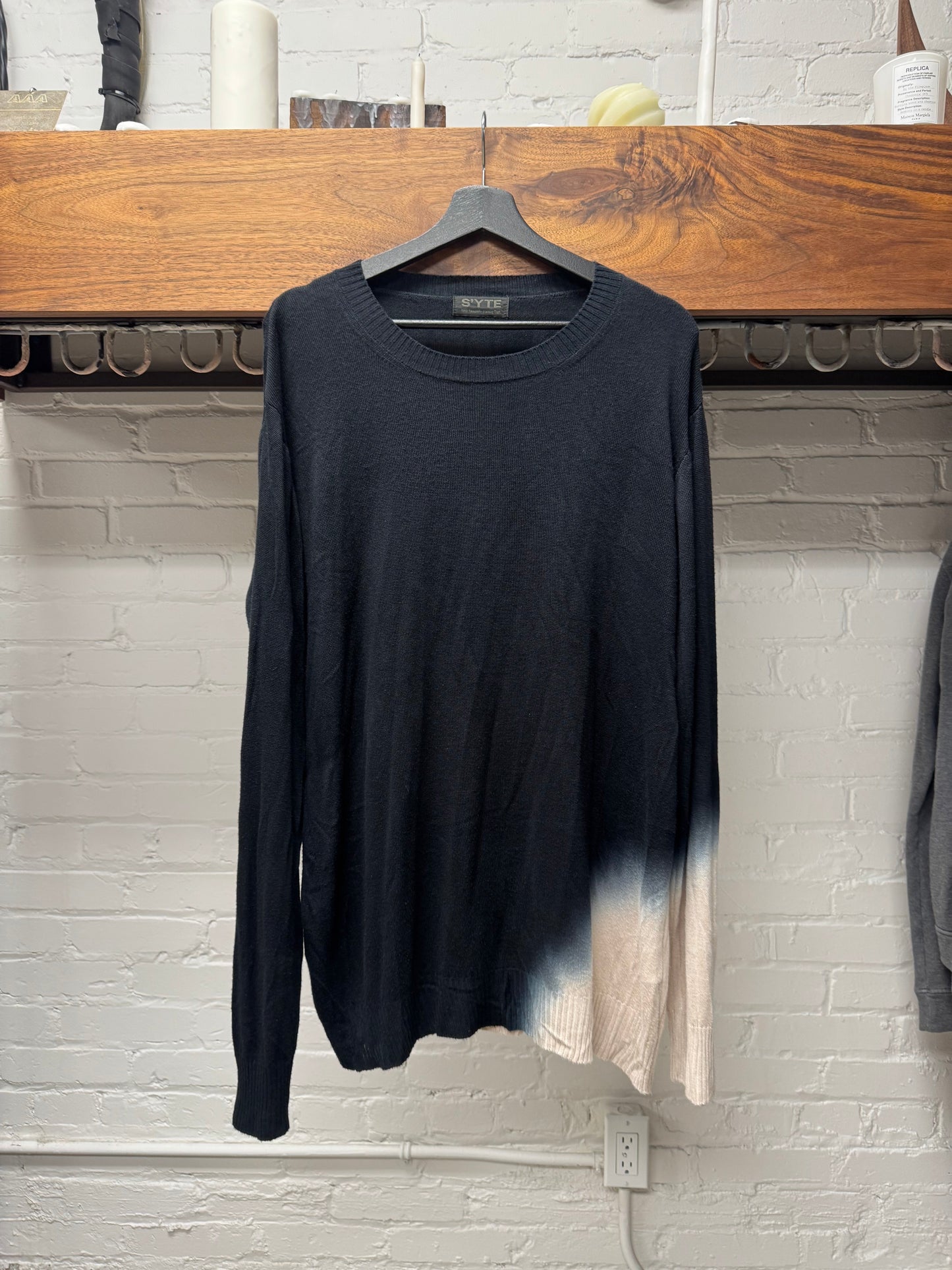 Yohji Yamamoto ‘S’Yte’ Blue/Dip Dyed Knit Sweater