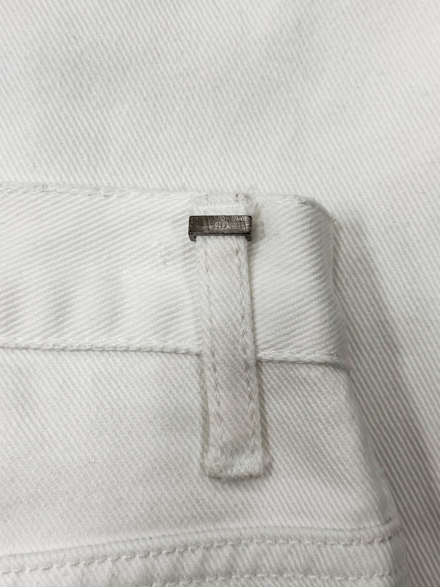 Dior Homme by Hedi Slimane Unaltered White Denim