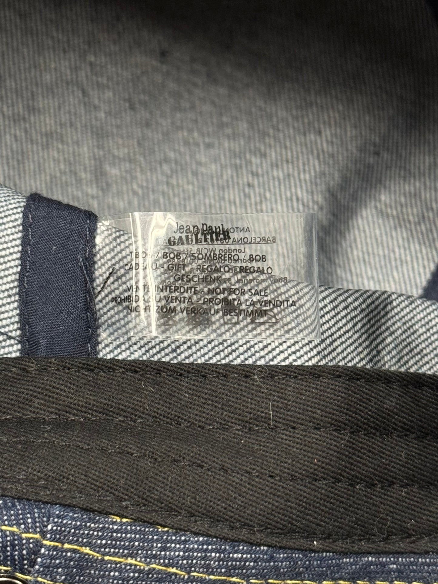 Jean Paul Gaultier Denim Bucket Hat