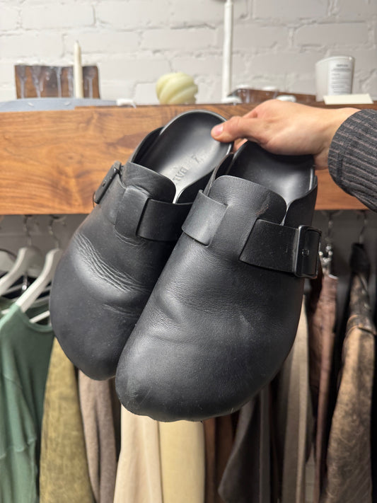 Balenciaga Black Leather ‘Sunday Mules’