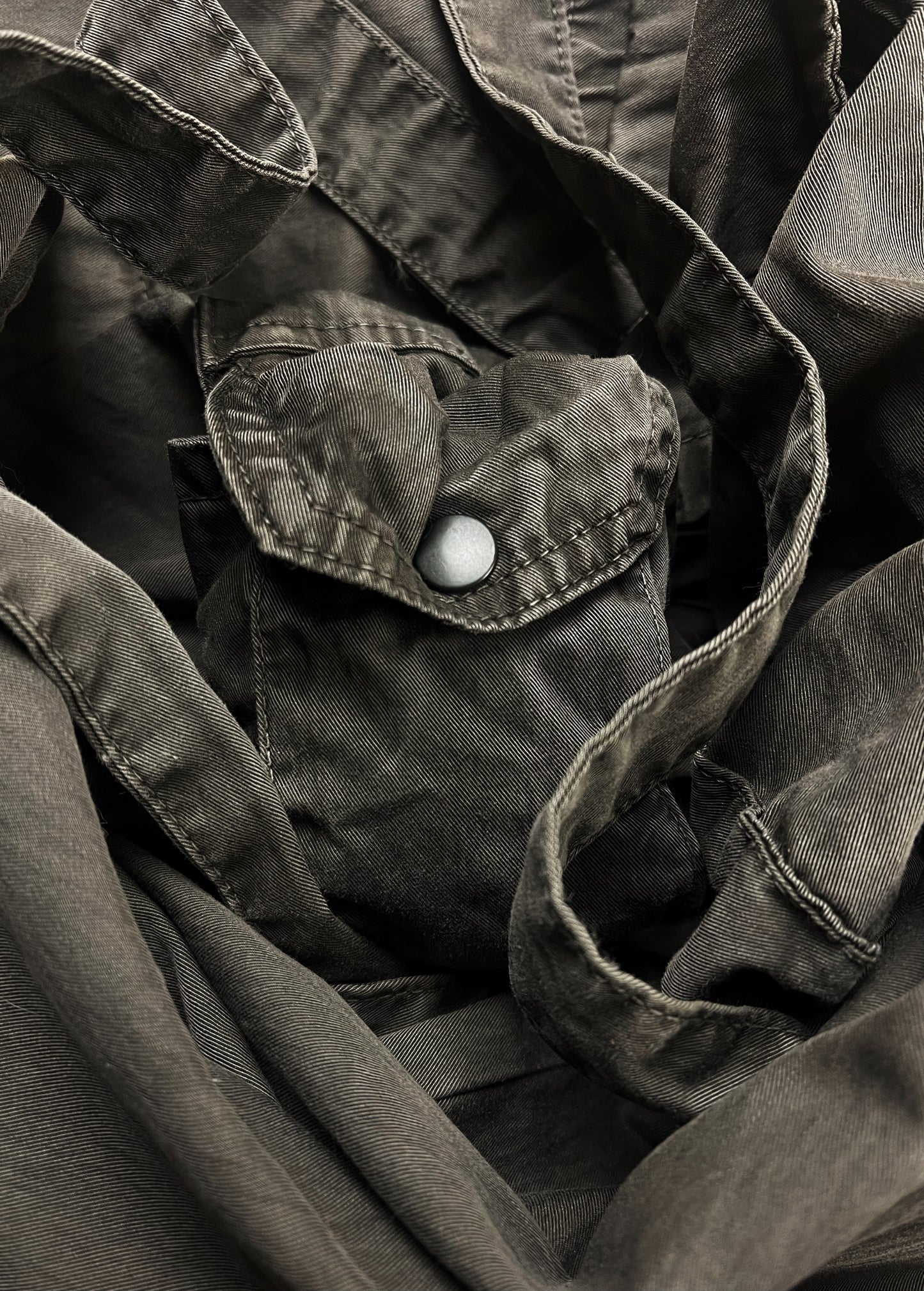 Spring Summer 2008 Julius Washed Grey Gas Mask Cargo Pants