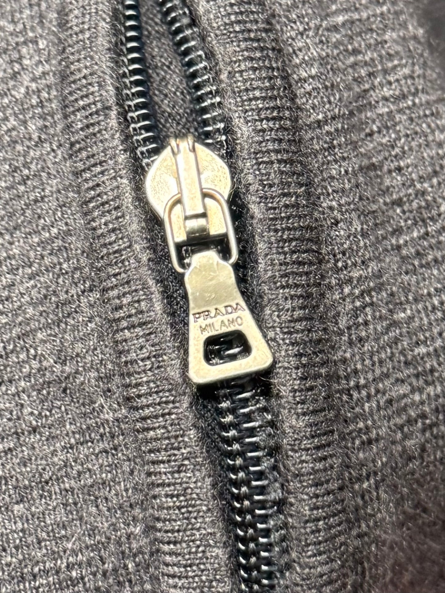 2000s Prada Sport Wool ‘Tech-Zip’ With Elbow Padding