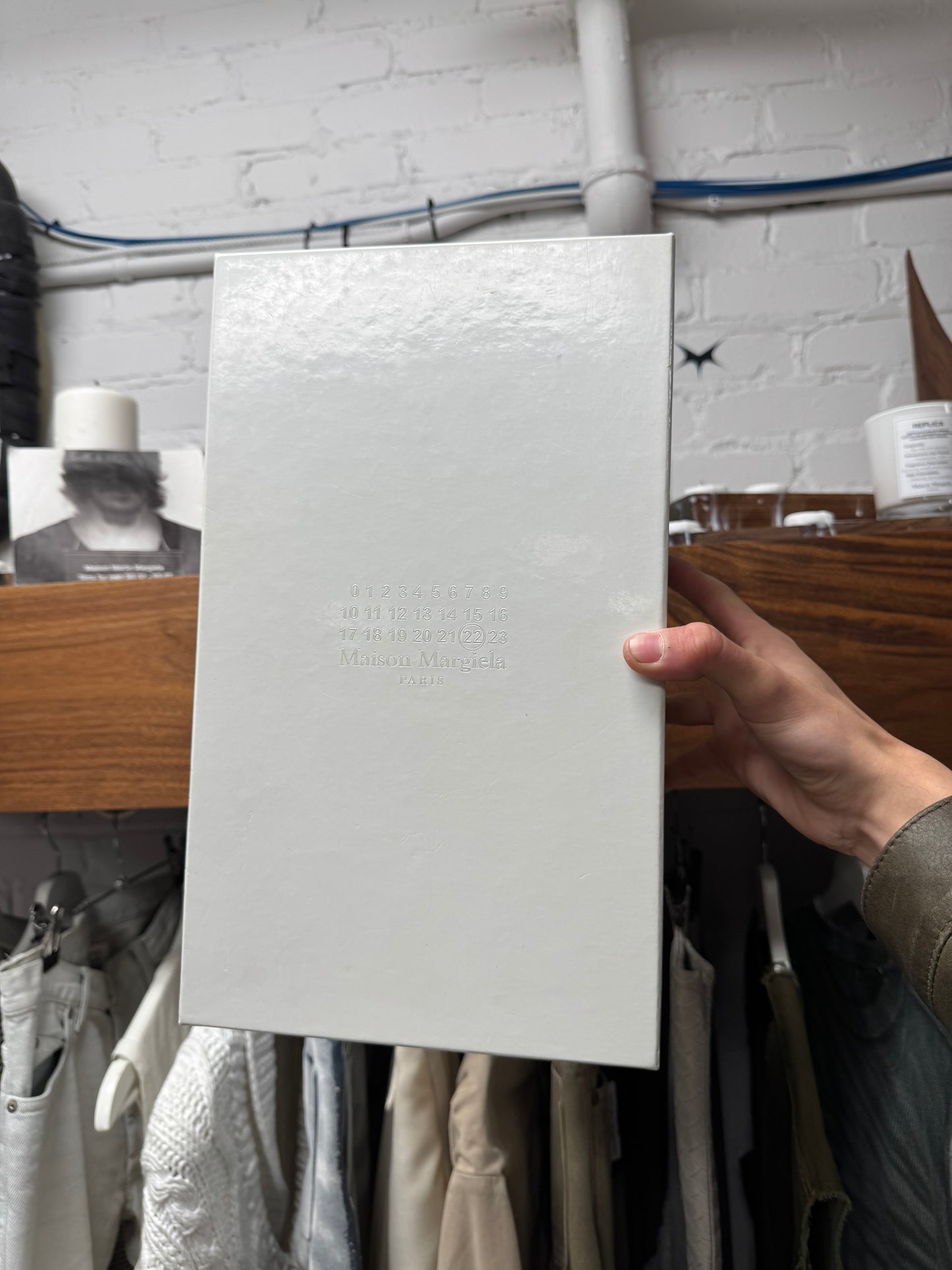 Maison Margiela G.A.T. Black Leather Low Top Sneakers