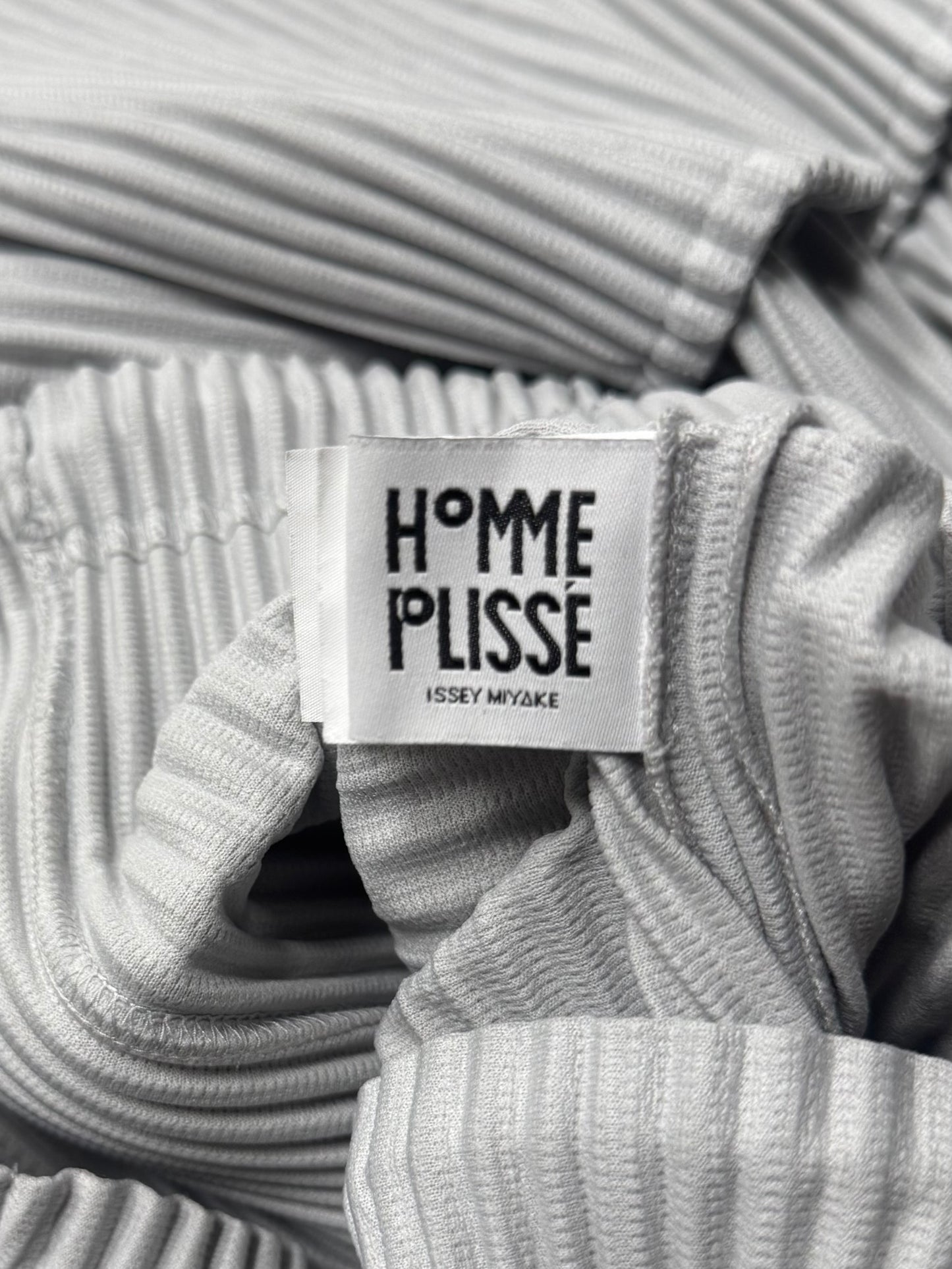 Issey Miyake Homme Plisse Pleated Grey Track Jacket