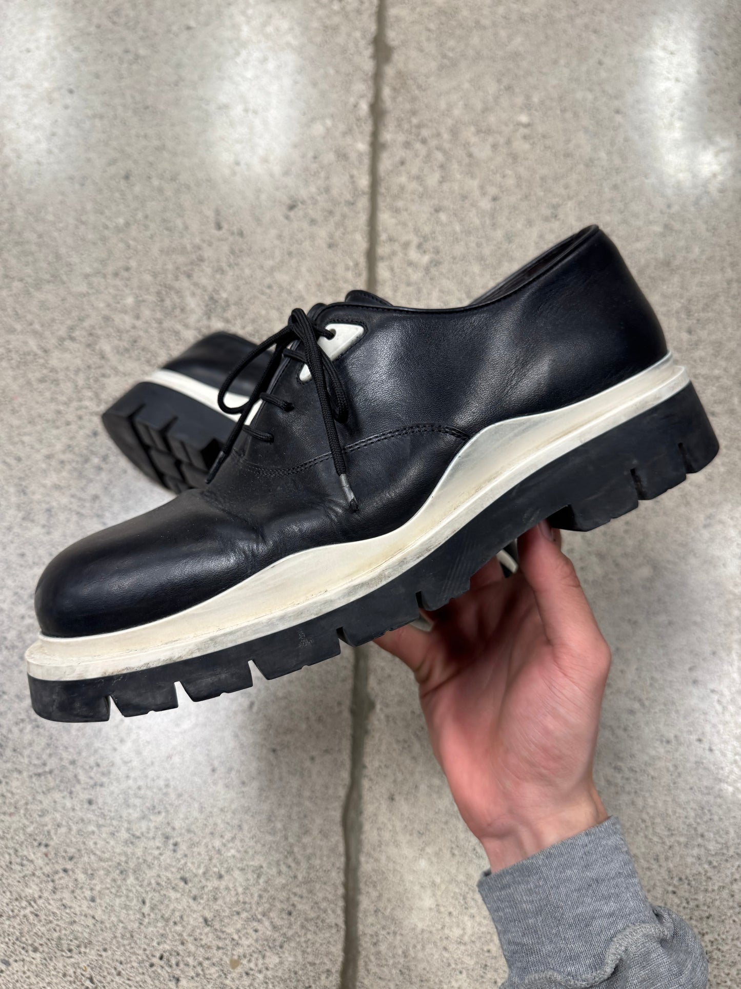 Bottega Veneta ‘Tire’ Leather Derbies