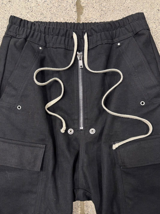 AW2023 Rick Owens ‘Luxor’ Heavy Cotton ‘Bela’ Wide Leg Cargo Pants