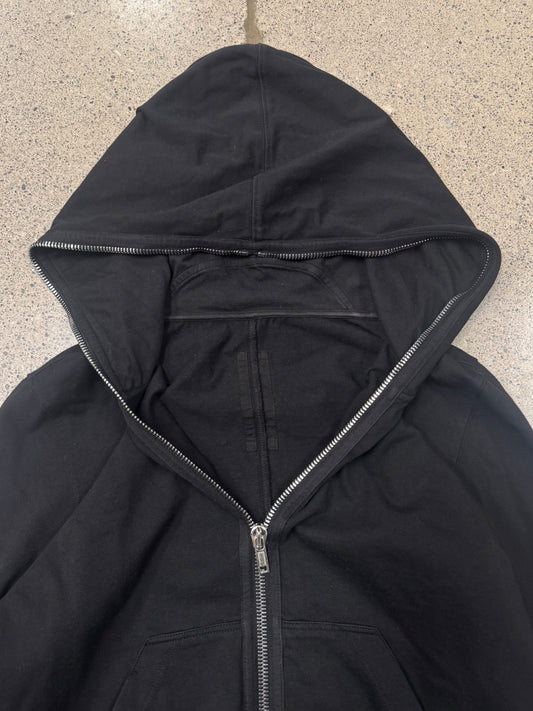 Rick Owens DRKSHDW ‘Gimp’ Black Full Zip Hoodie