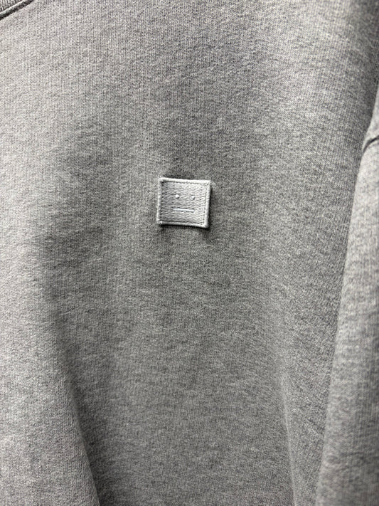 Acne Studios ‘Fairview Face’ Grey Cotton Sweatshirt