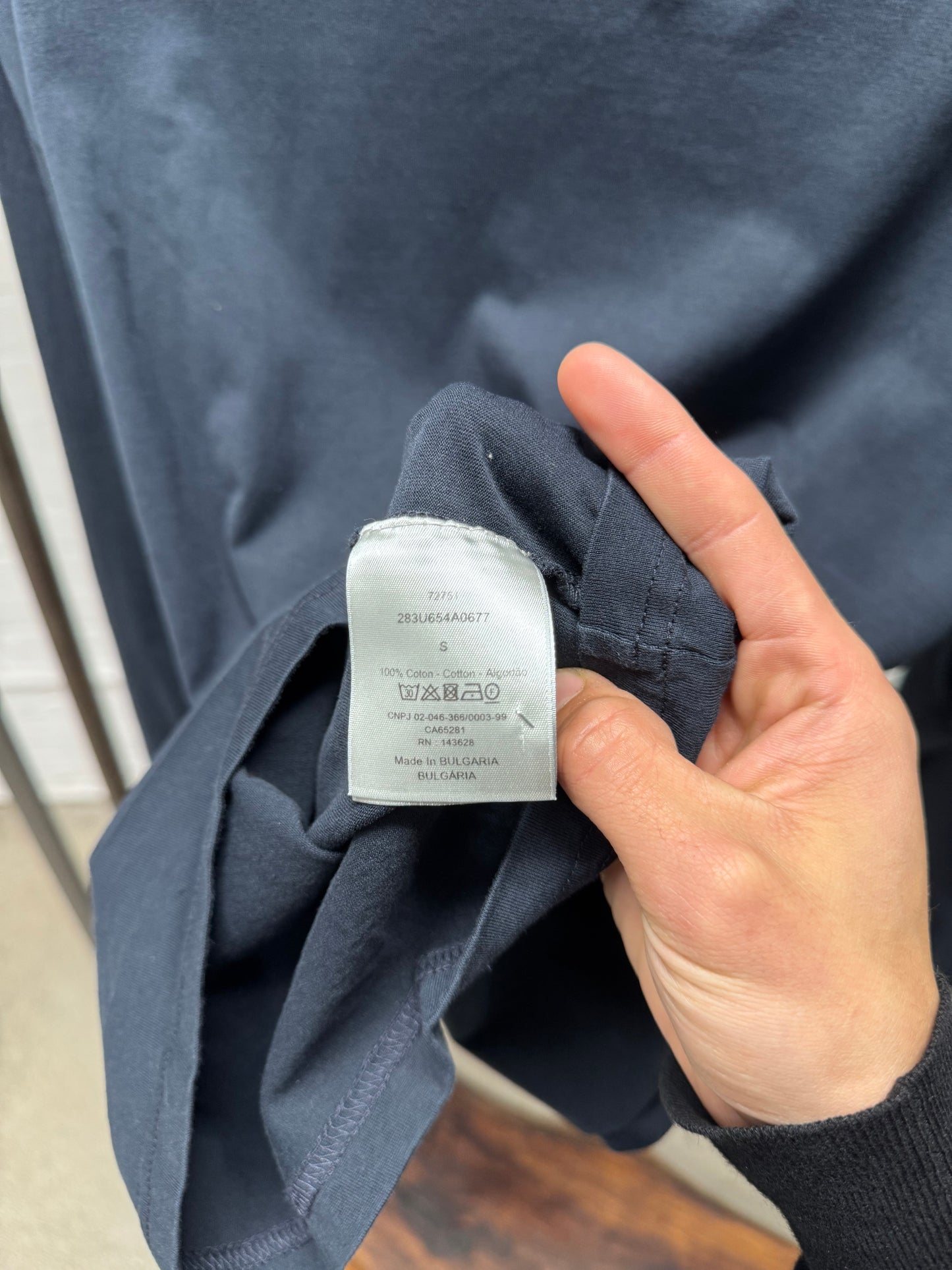 Dior Homme ‘Uniform’ CD logo Embroidered Long Sleeve Shirt