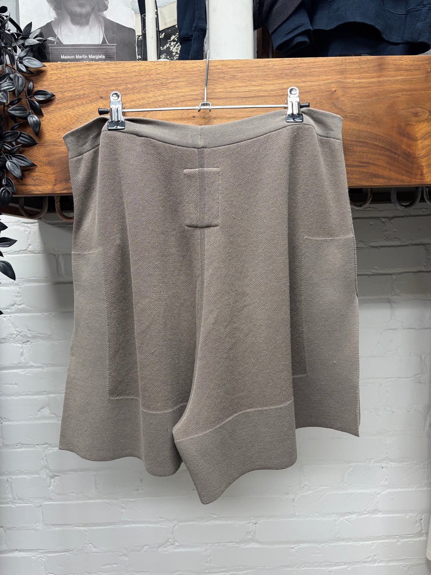 AW2020 Rick Owens x Moncler Dust Cashmere ‘Boxer’ Shorts