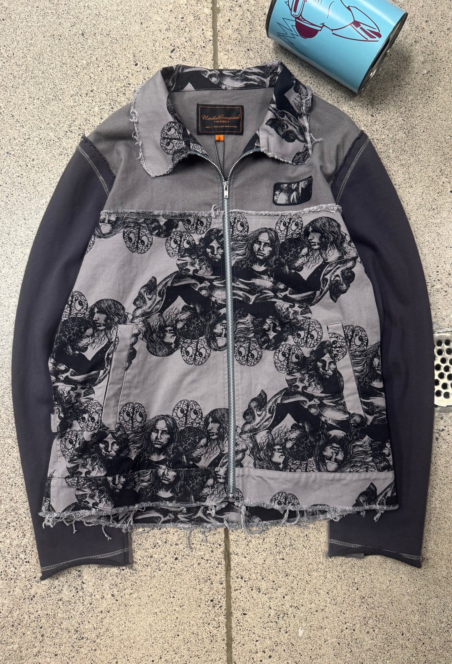 SS2004 Undercover ‘But Beautiful’ Tapestry Hybrid Jacket