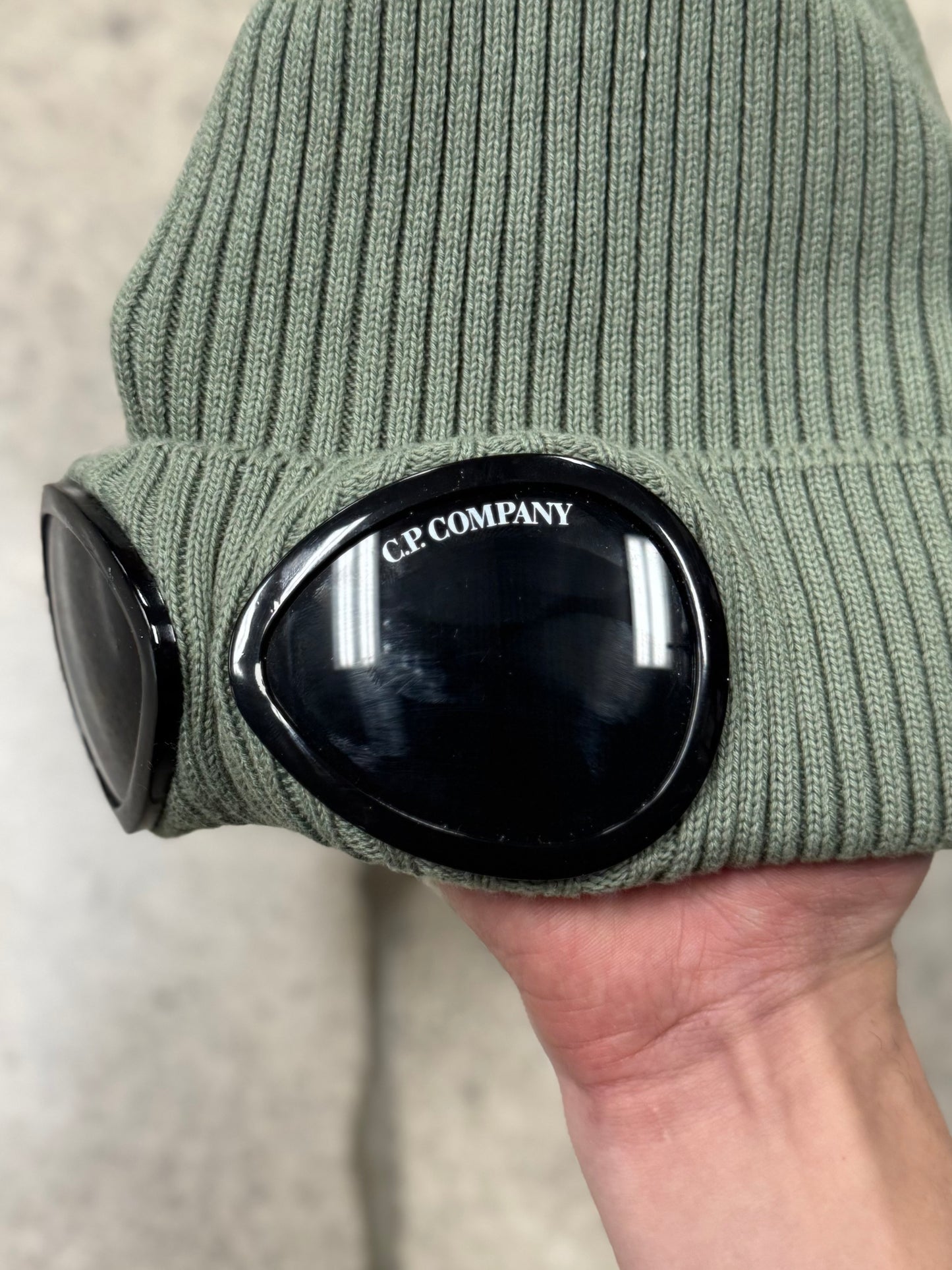 C.P. Company ‘Goggle’ Ribbed Beanie