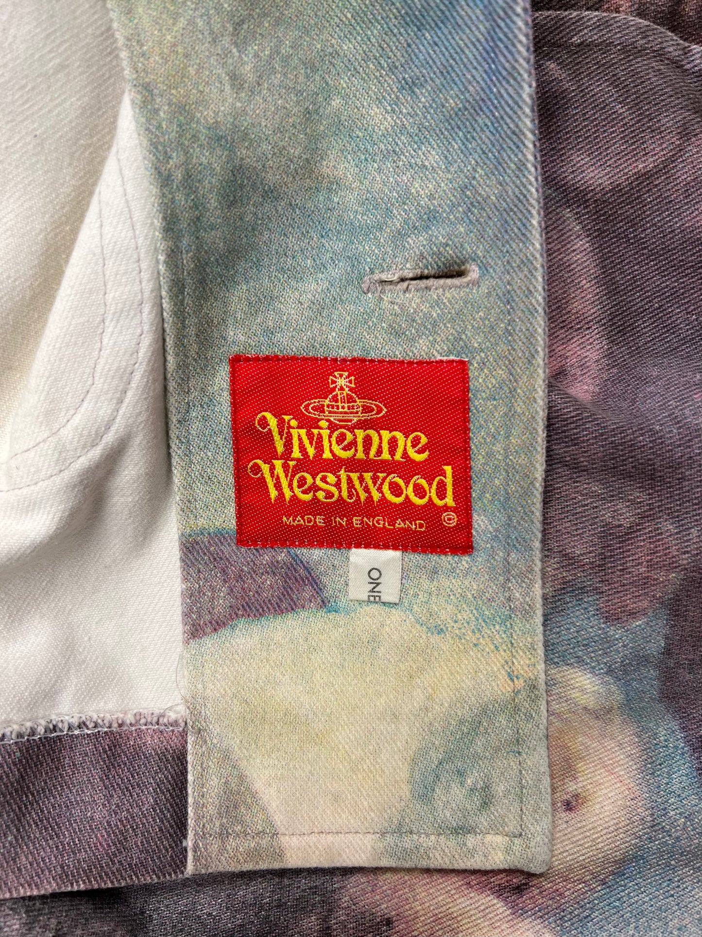 AW1991 Vivienne Westwood ‘Swarm of Cupids’ Belted Denim Chore Coat