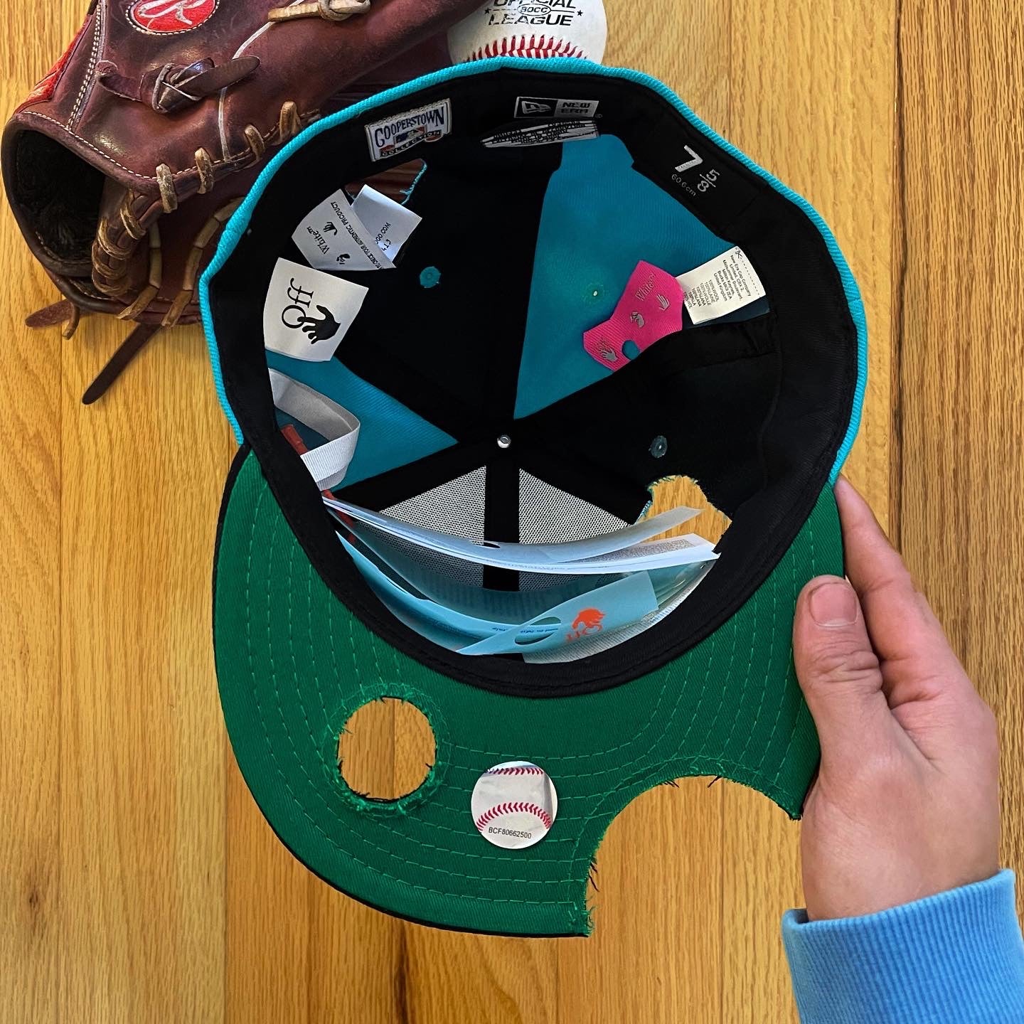 2022 Off White x New Era Miami Marlins MLB Fitted Hat