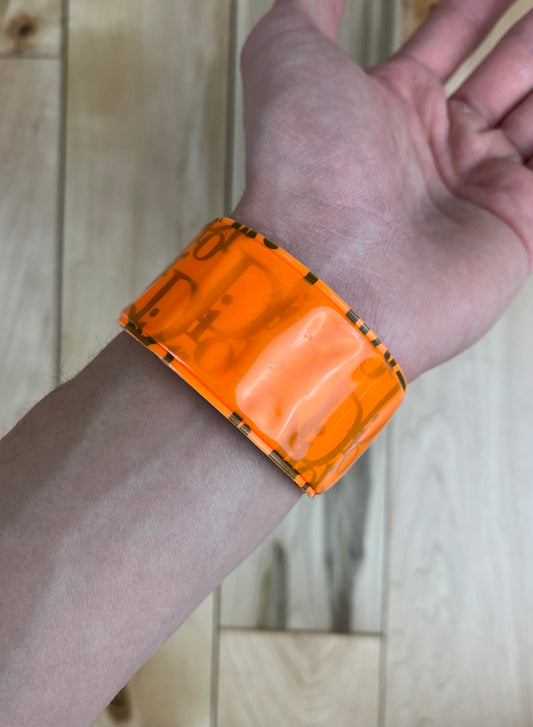 Early 2000’s Dior Trotter Monogram Slap Bracelet
