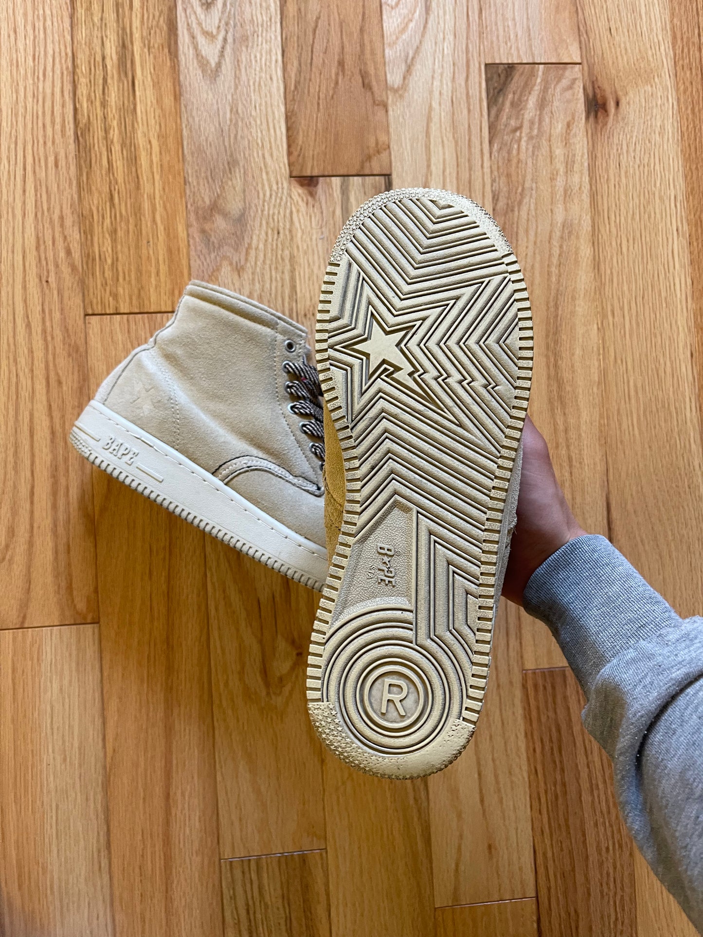 Early 2000s Bape Mountain Gear Suede Sneaker/Boot Hybrid