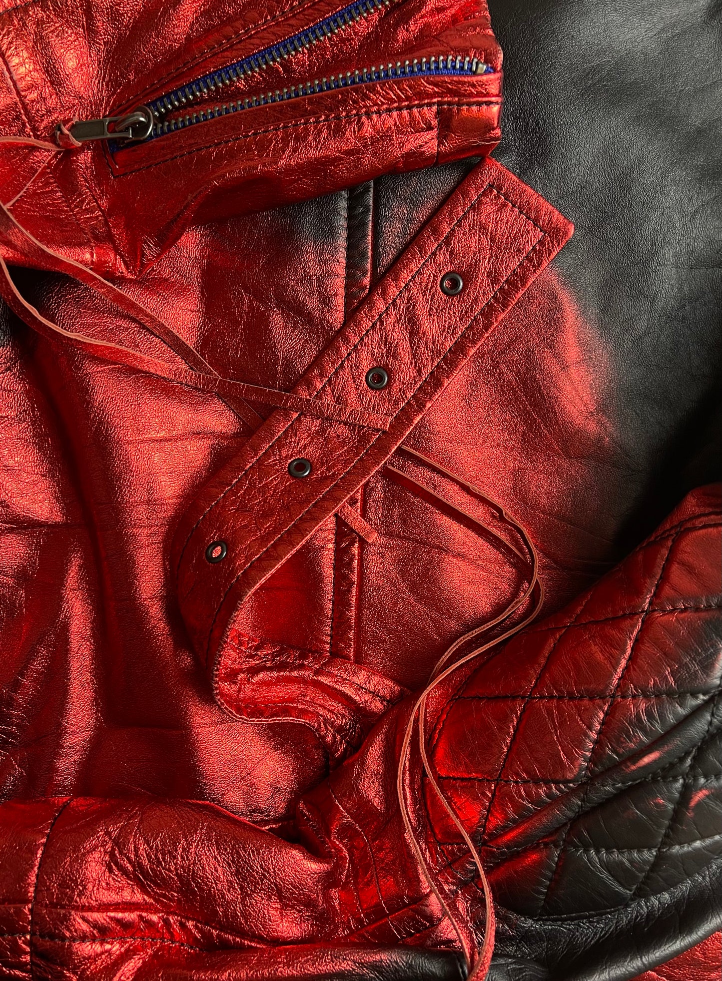 SS2017 Haider Ackermann 1/1 Spray Painted Runway Moto-Biker Jacket