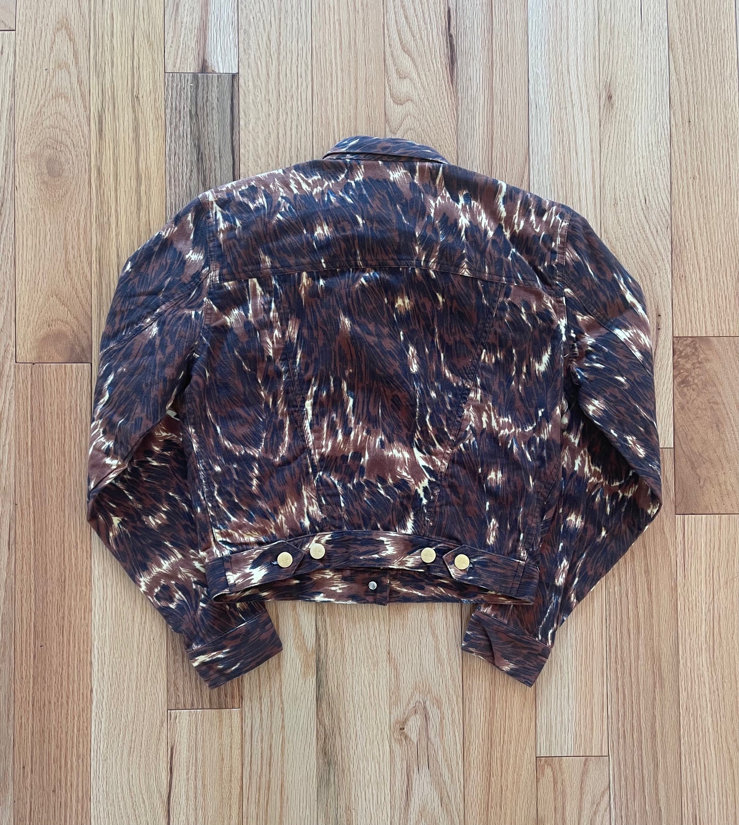 Vintage Jean Paul Gaultier Leopard Print Tied Jacket