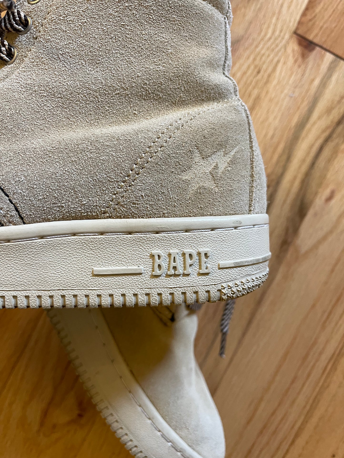 Early 2000s Bape Mountain Gear Suede Sneaker/Boot Hybrid