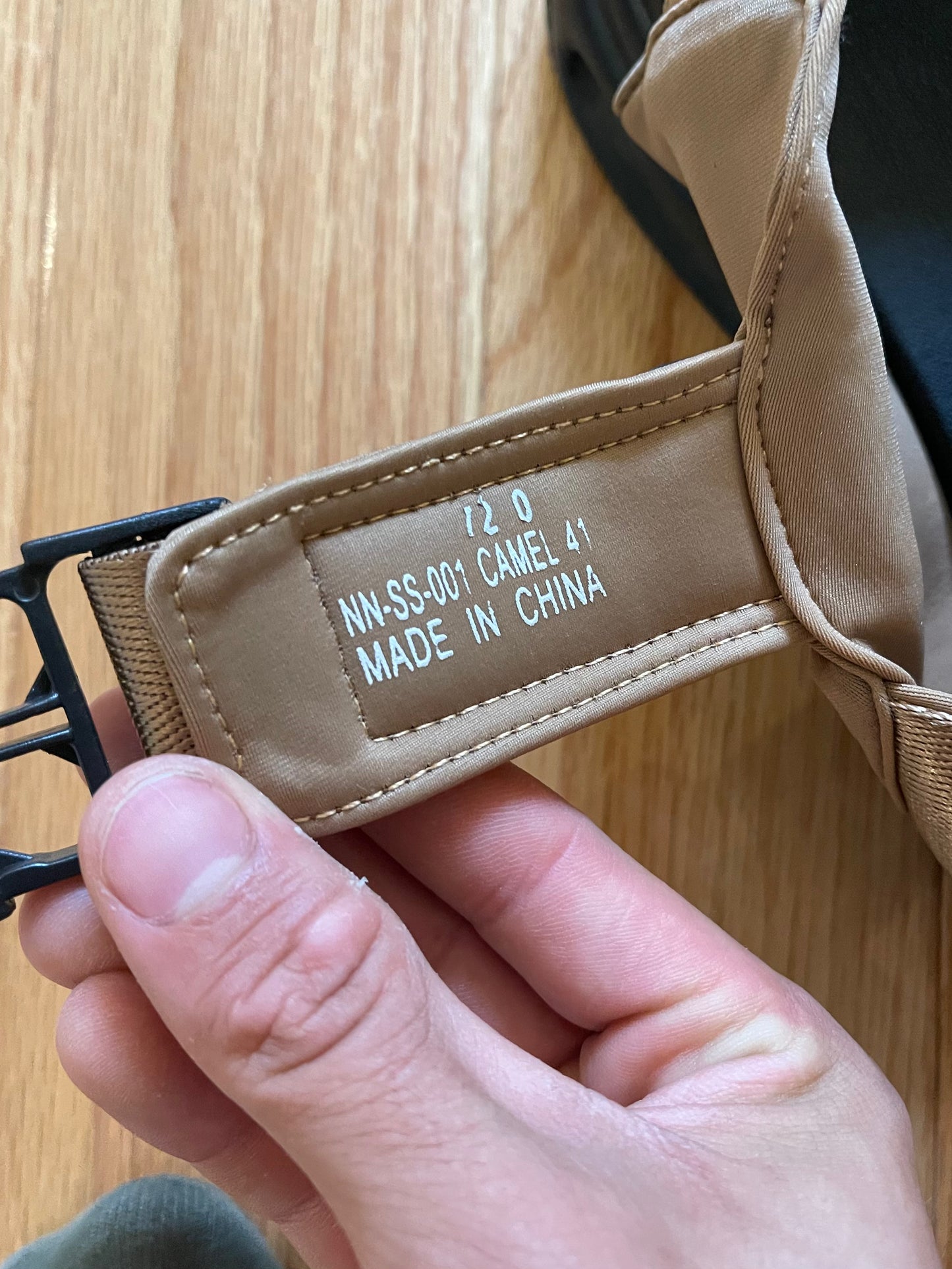 Number (N)ine Cargo Strap Brown/Black Sandals