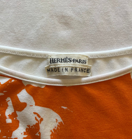 SS2004 Hermes by Margiela Paint Splattered Top