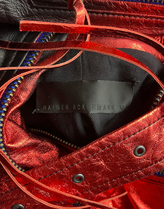 SS2017 Haider Ackermann 1/1 Spray Painted Runway Moto-Biker Jacket