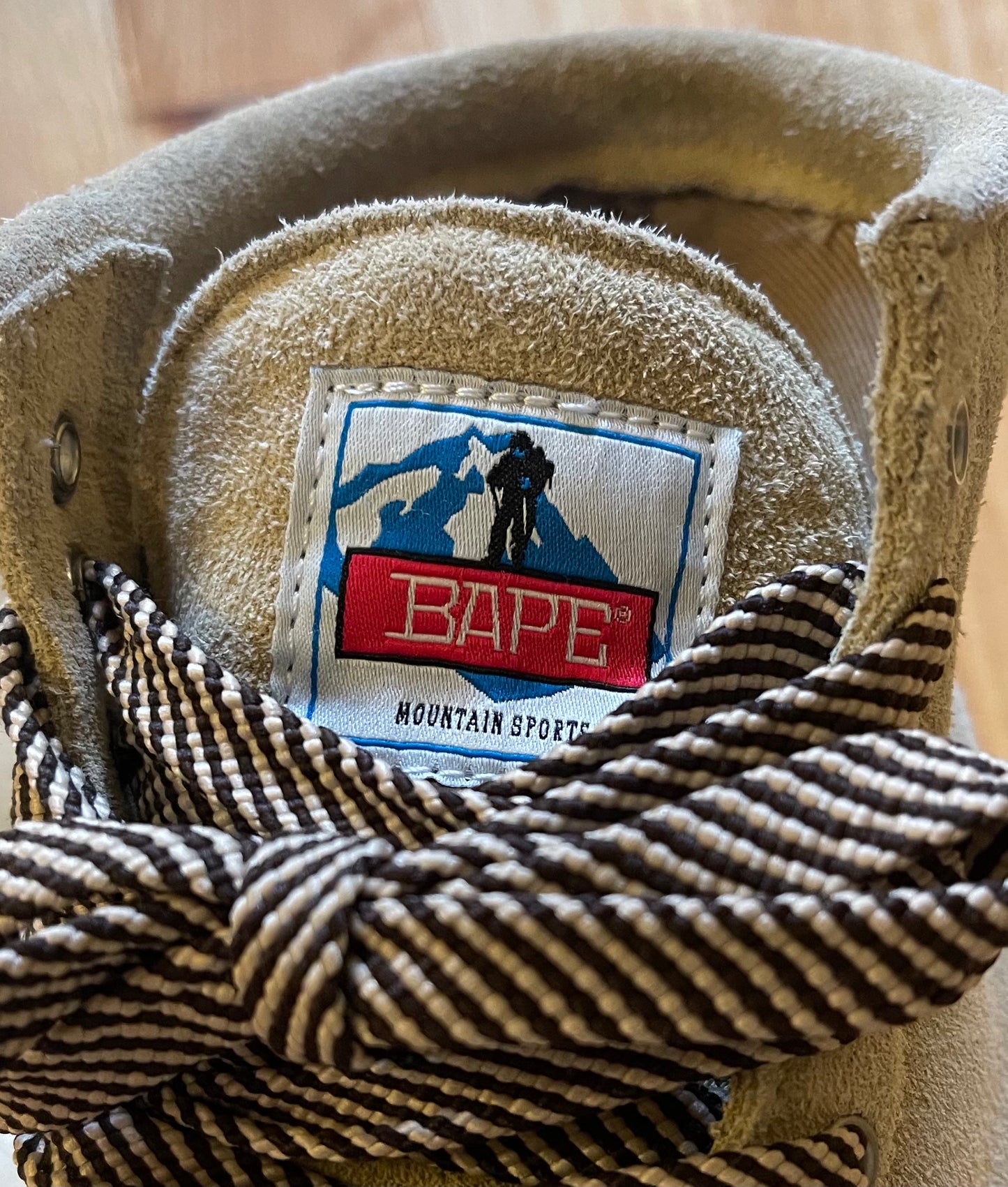 Early 2000s Bape Mountain Gear Suede Sneaker/Boot Hybrid