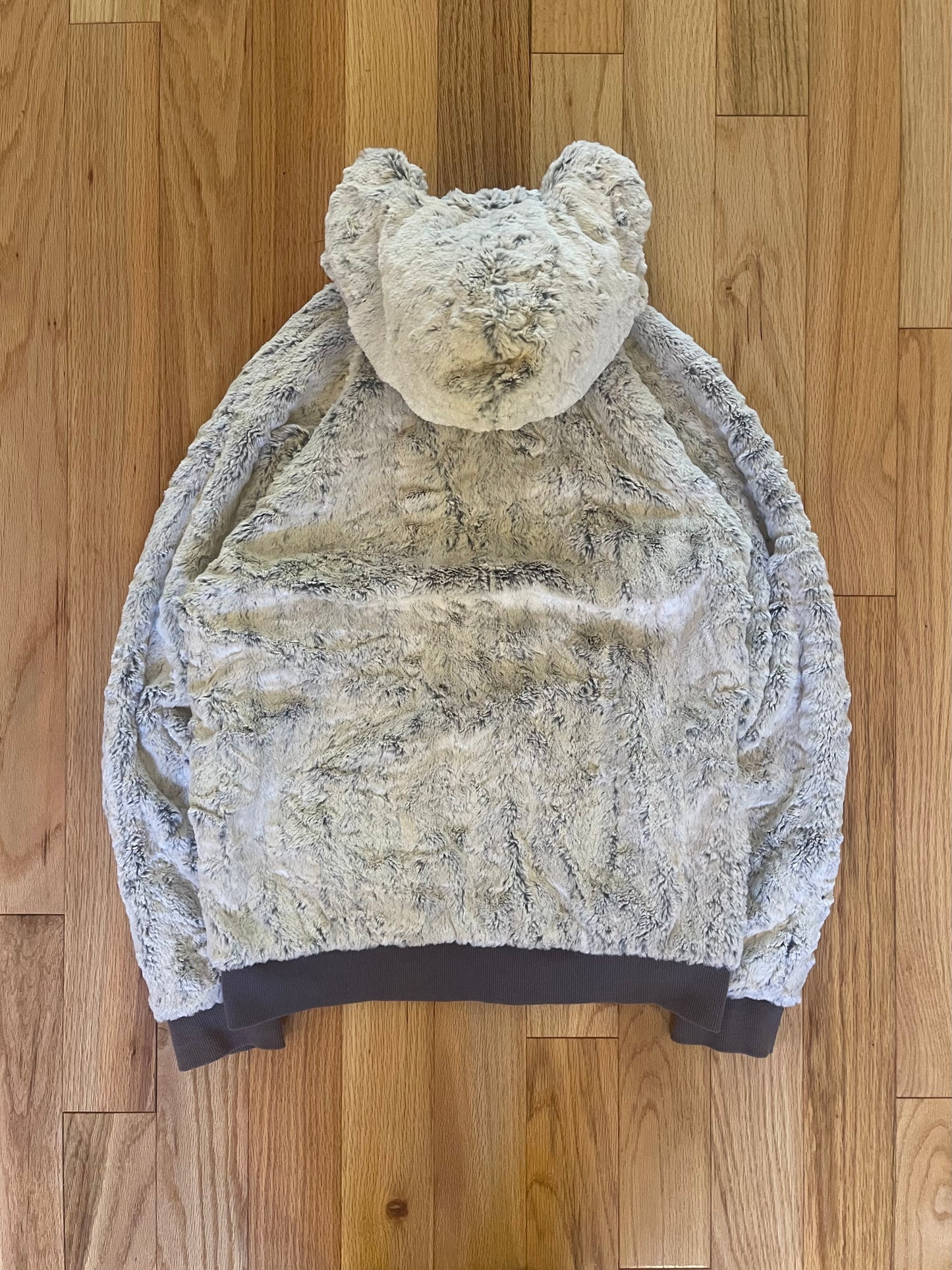 Ne-Net Issey Miyake Cat Ears Fur Zip Up Hoodie