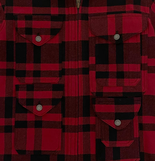 AW2003 General Research Plaid 6 Pocket Jacket