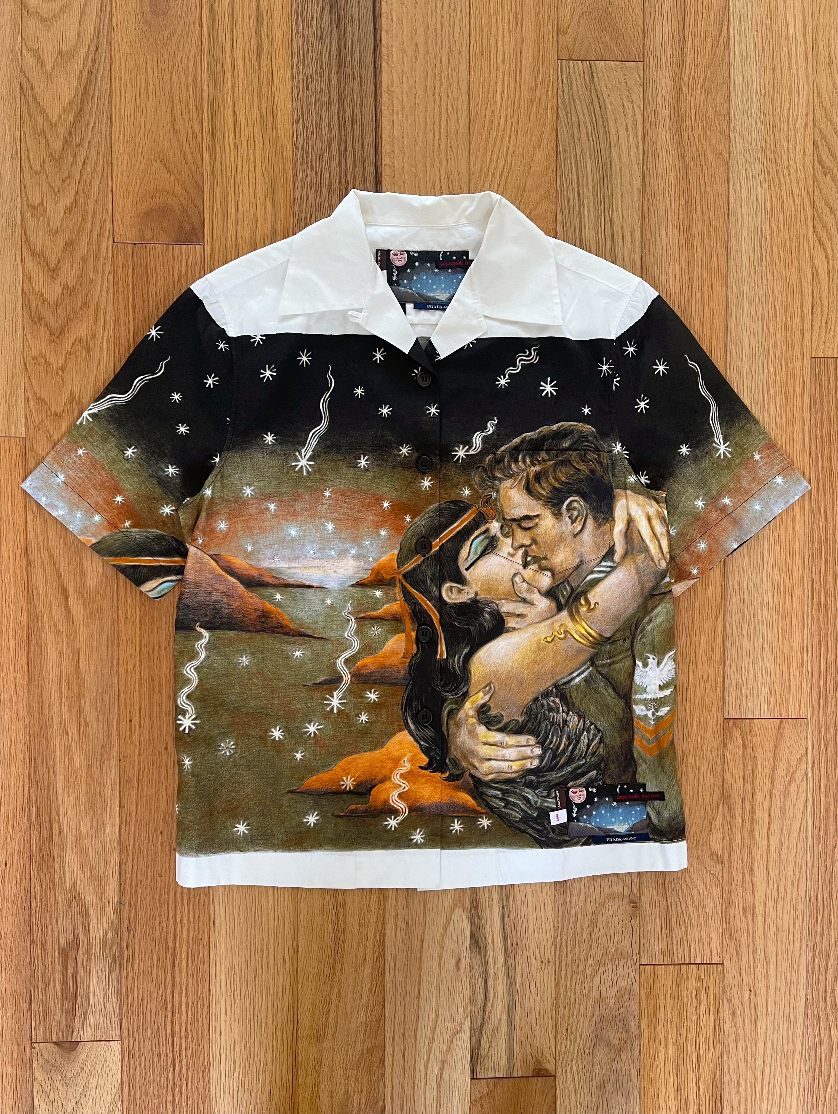 AW2016 Prada True Impossible Love Camp Collar Shirt – Alex Maxamenko AW2016 Prada True Impossible Love Camp Collar Shirt – Alex Maxamenko