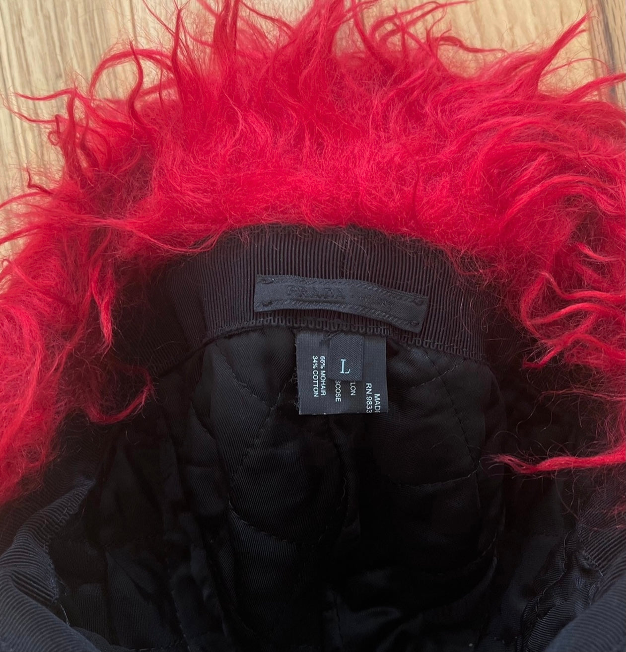 AW2019 Prada Faux Fur Urshanka Trapper Hat
