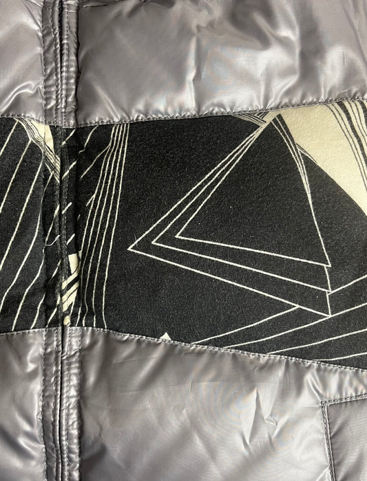 Neil Barrett Geometric Silver Puffer Vest